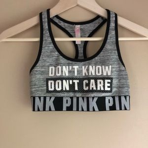 Victoria’s Secret PINK “Don’t Know Don’t Care” bra